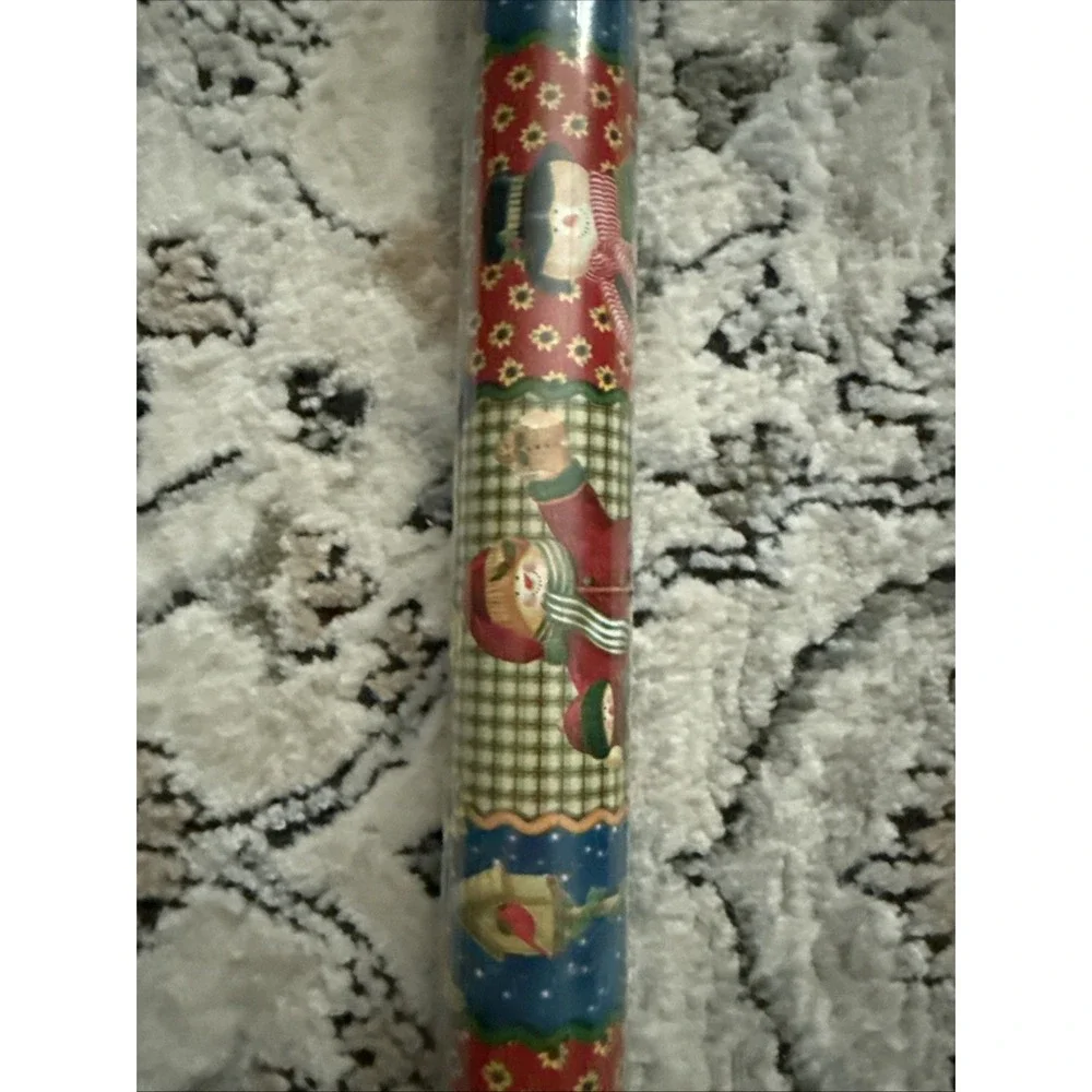 Jessica Stewart Wrapping Paper Snowplace Like Home 24 X 20 Country Winter Floral